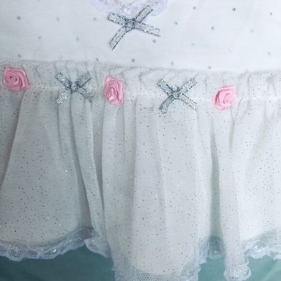 NWT Infant 3M Little Me Soft Luxury Cotton Dress - Picture 7 of 9